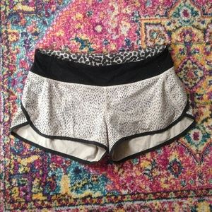 Lululemon cheetah print shorts